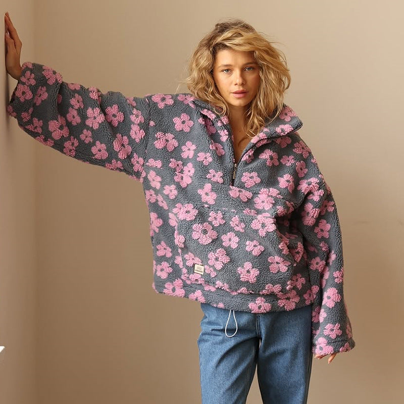 Vanessa | Suéter con estampado de flores - Carlos Hernández Madrid
