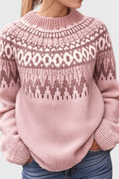 Lucia Jersey Acogedor de Fair Isle - Carlos Hernández Madrid