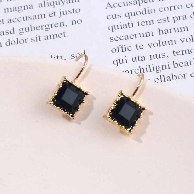 Pendientes Rafaela - Negro - Carlos Hernández Madrid