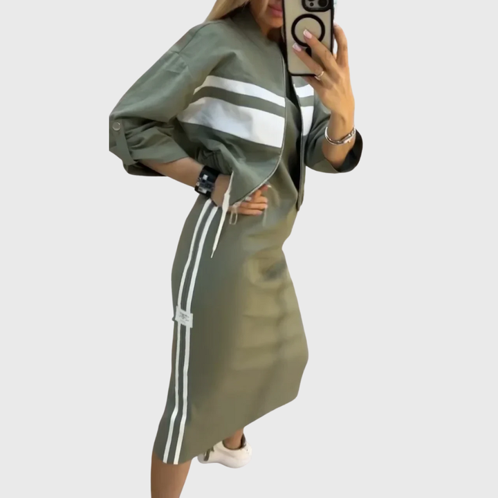Lorena | Conjunto Elegante Casual de Dos Piezas - Carlos Hernández Madrid
