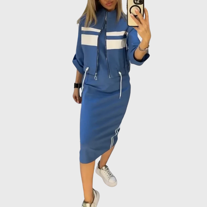 Lorena | Elegante Conjunto Casual de Dos Piezas - Carlos Hernández Madrid