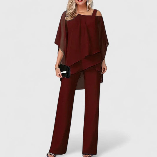 Serenity | Elegant Two-Piece Pant Set - Carlos Hernández Madrid