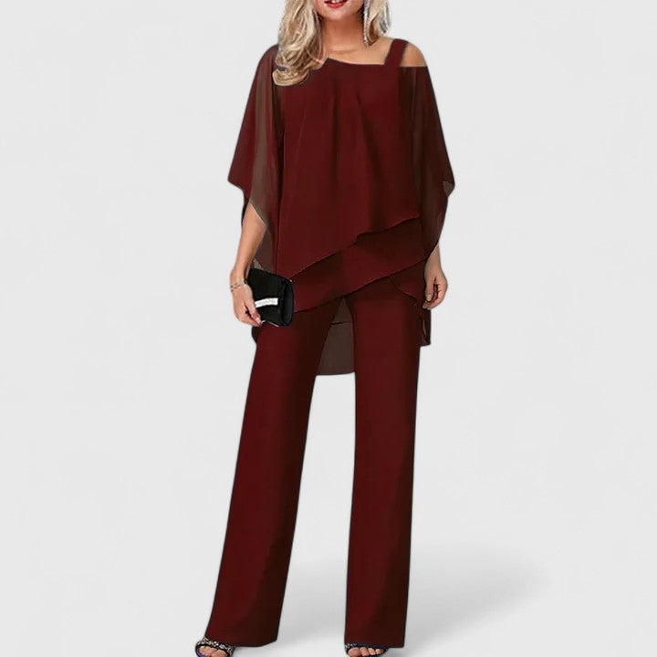 Serenity | Elegant Two-Piece Pant Set - Carlos Hernández Madrid