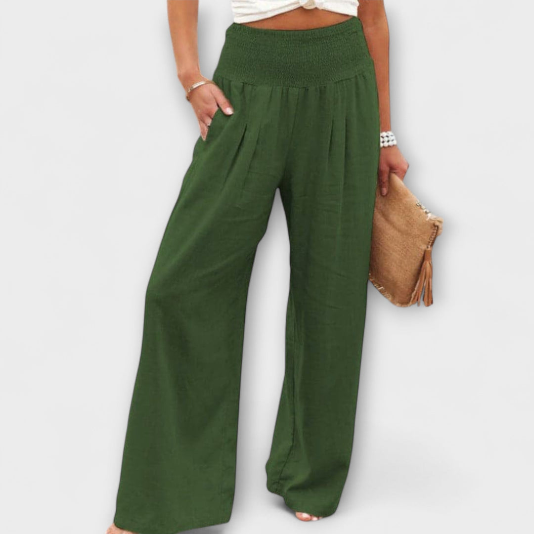 Thearya - Pantalones Casual de Corte Amplio