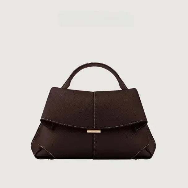Bolso tote de cuero plisado Ava - Carlos Hernández Madrid