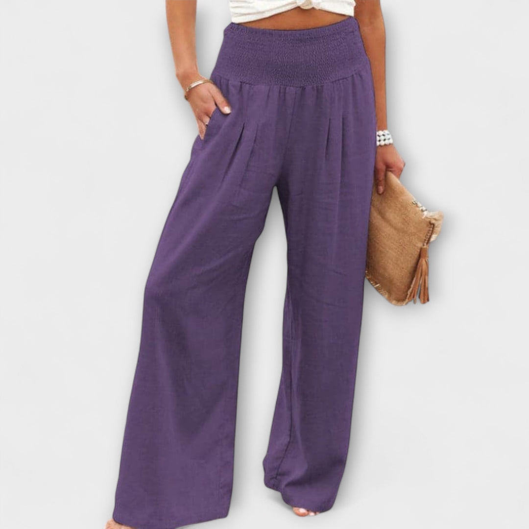 Thearya - Pantalones Casual de Corte Amplio