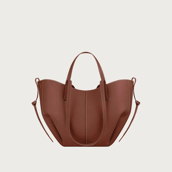 Bolso tote Freja con alas y plisados - Carlos Hernández Madrid