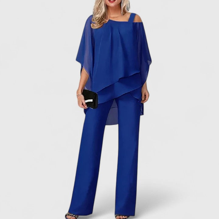 Serenidad | Conjunto Chic de Pantalón de Dos Piezas - Carlos Hernández Madrid
