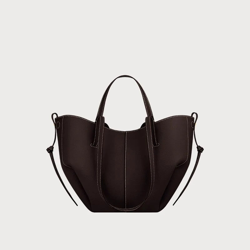 Bolso tote Freja con alas y plisados - Carlos Hernández Madrid