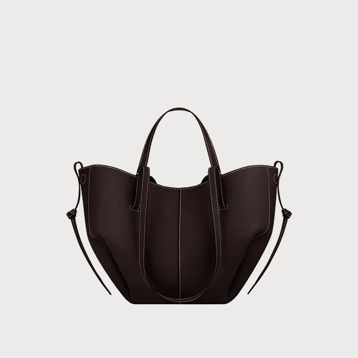 Bolso tote Freja con alas y plisados - Carlos Hernández Madrid