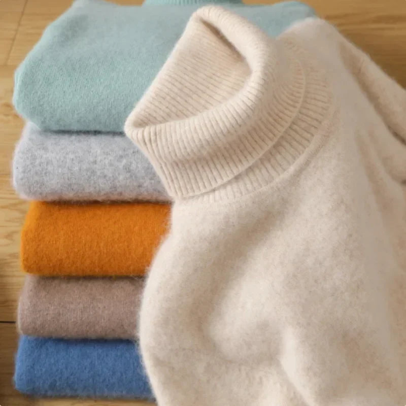Amara | Suéter de Cuello Alto de Cachemira - Carlos Hernández Madrid