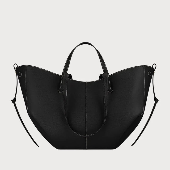 Bolso tote Freja con alas y plisados - Carlos Hernández Madrid