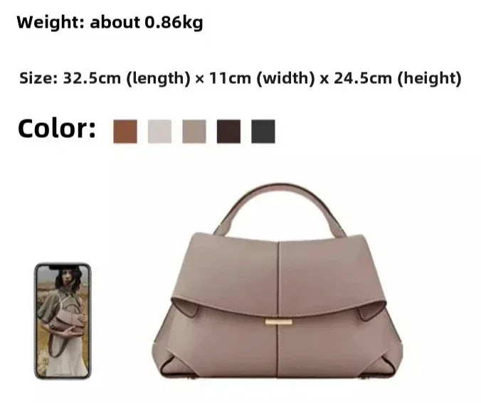 Bolso tote de cuero plisado Ava - Carlos Hernández Madrid