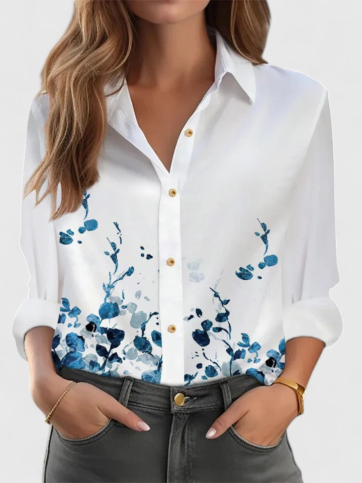 Elegant Margot blouse by Isabel y Miguel Madrid, featuring a stylish design and high-quality fabric.