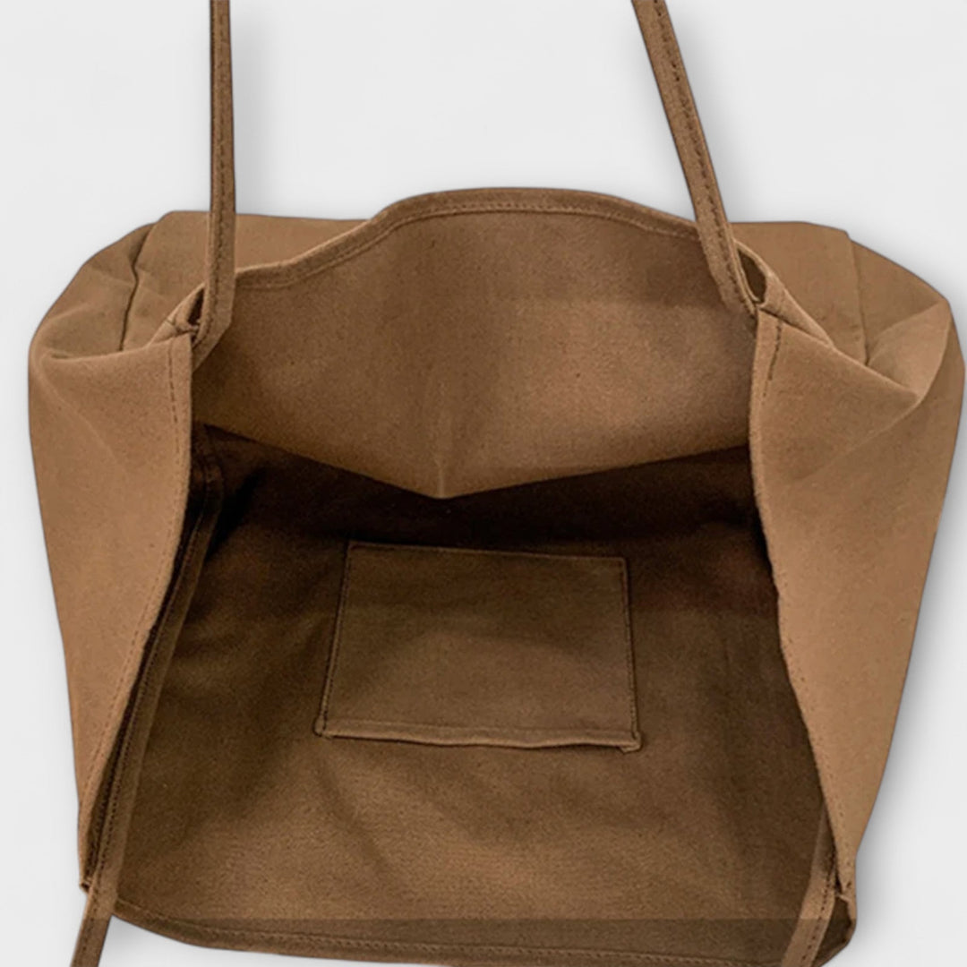Olivia - Amplia Bolsa de Compras de Lona Premium
