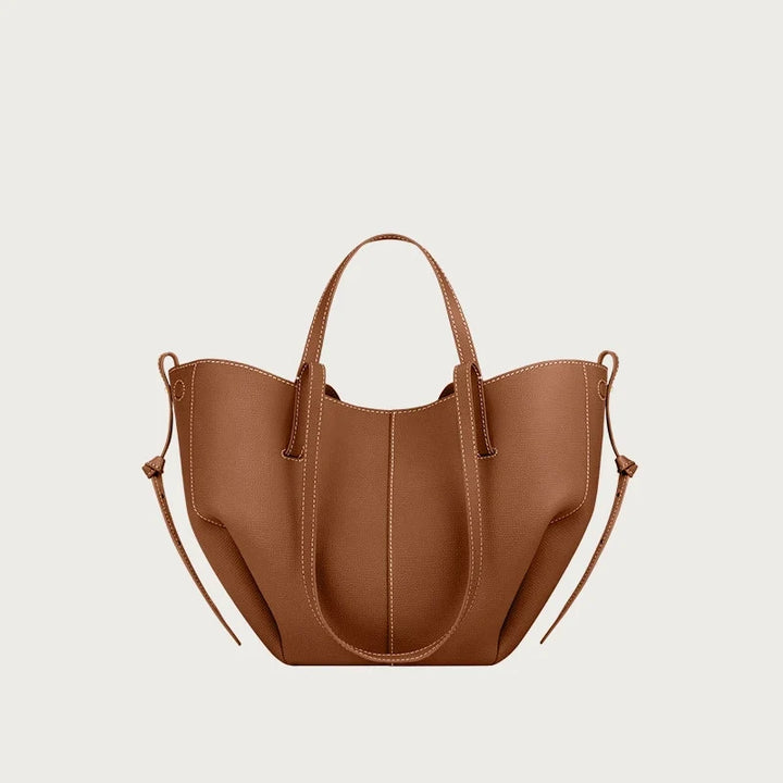 Bolso tote Freja con alas y plisados - Carlos Hernández Madrid