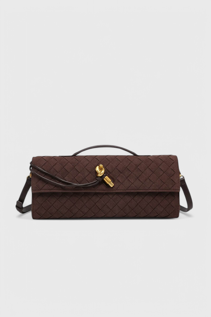 Melanie | Bolso de Hombro Clásico de Ante - Carlos Hernández Madrid