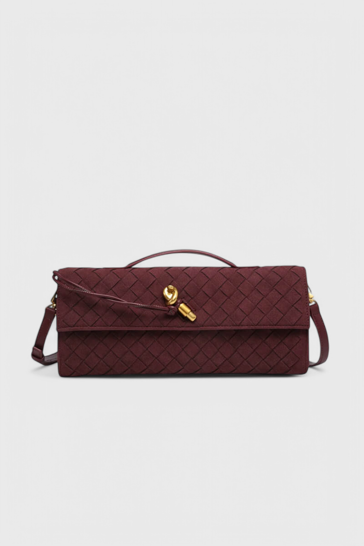 Melanie | Bolso de Hombro Clásico de Ante - Carlos Hernández Madrid