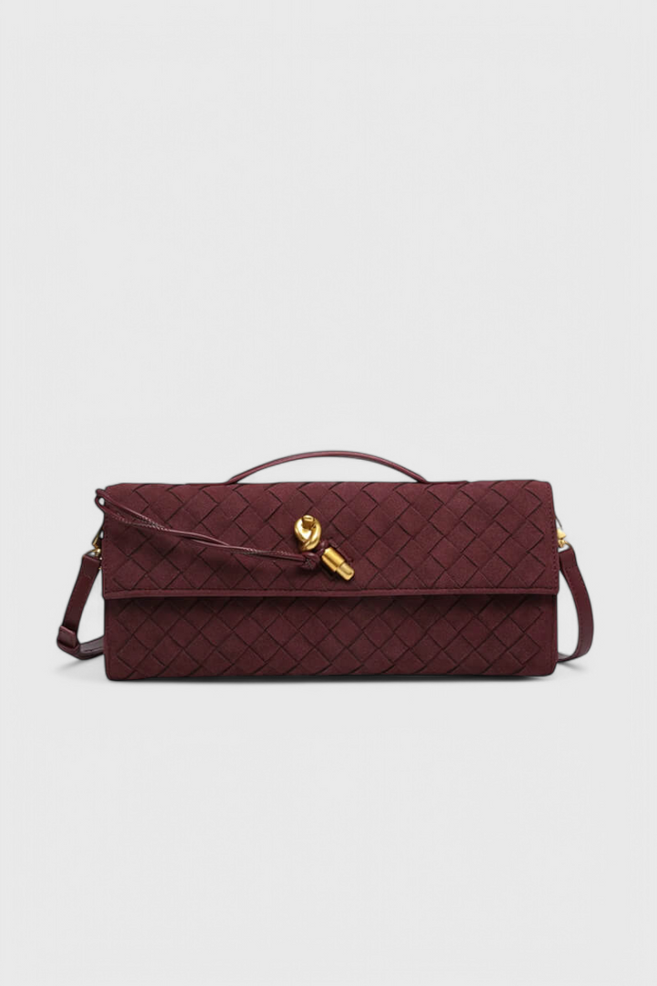 Melanie | Bolso de Hombro Clásico de Ante - Carlos Hernández Madrid