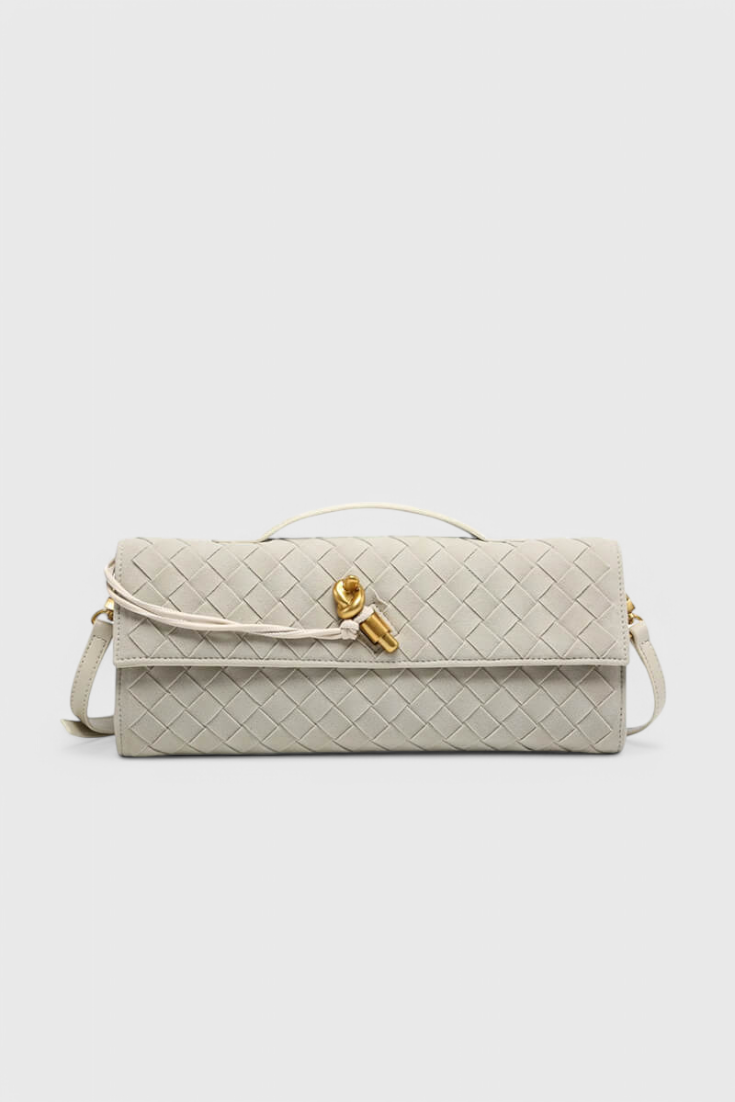 Melanie | Bolso de Hombro Clásico de Ante - Carlos Hernández Madrid