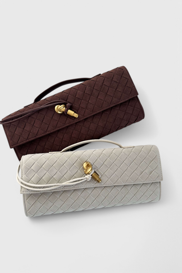 Melanie | Bolso de Hombro Clásico de Ante - Carlos Hernández Madrid
