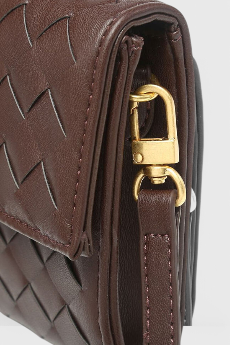 Melanie | Clutch con Detalle de Nudo Dorado - Carlos Hernández Madrid