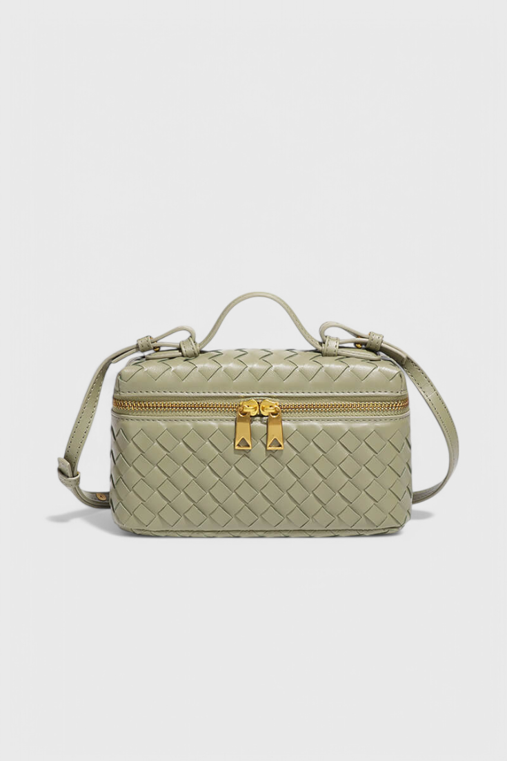 Milla | Bolso Mini Woven con Accesorios Dorados - Carlos Hernández Madrid