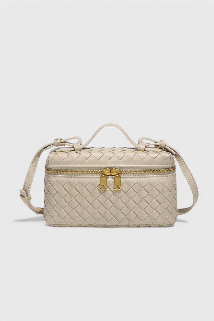 Milla | Bolso Mini Woven con Accesorios Dorados - Carlos Hernández Madrid