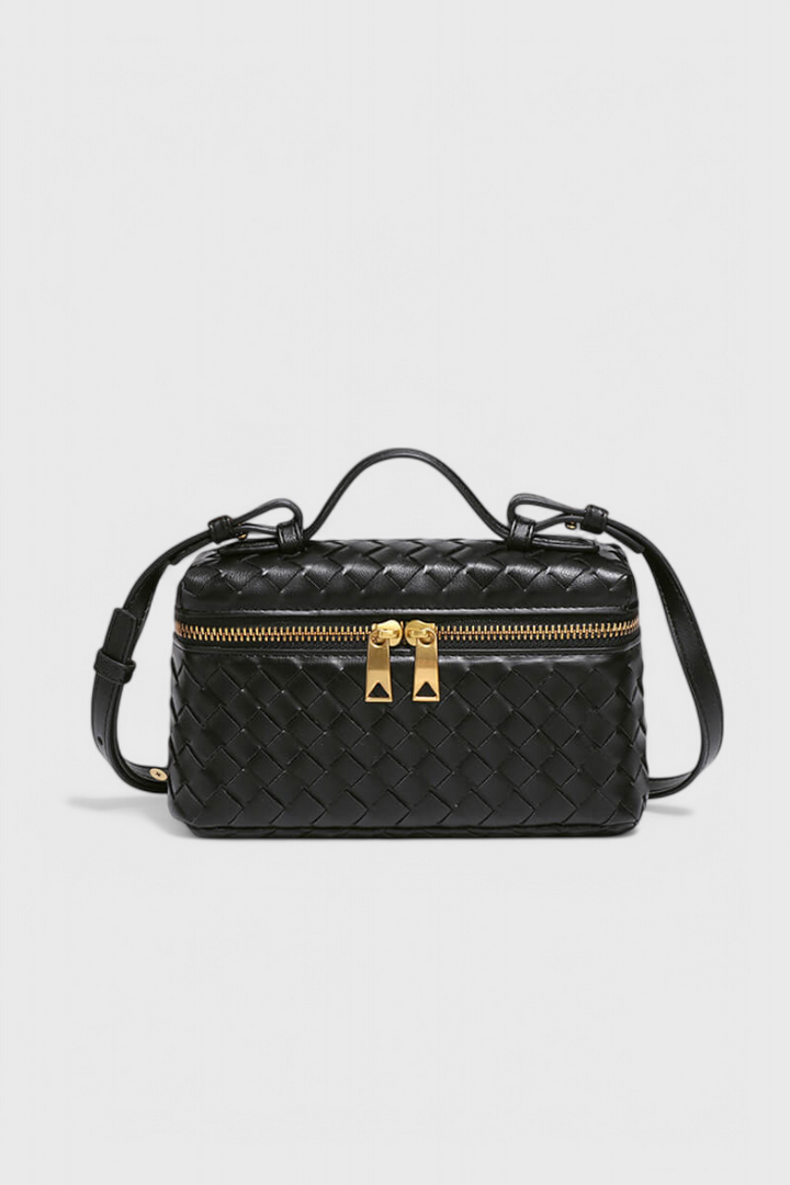 Milla | Bolso Mini Woven con Accesorios Dorados - Carlos Hernández Madrid