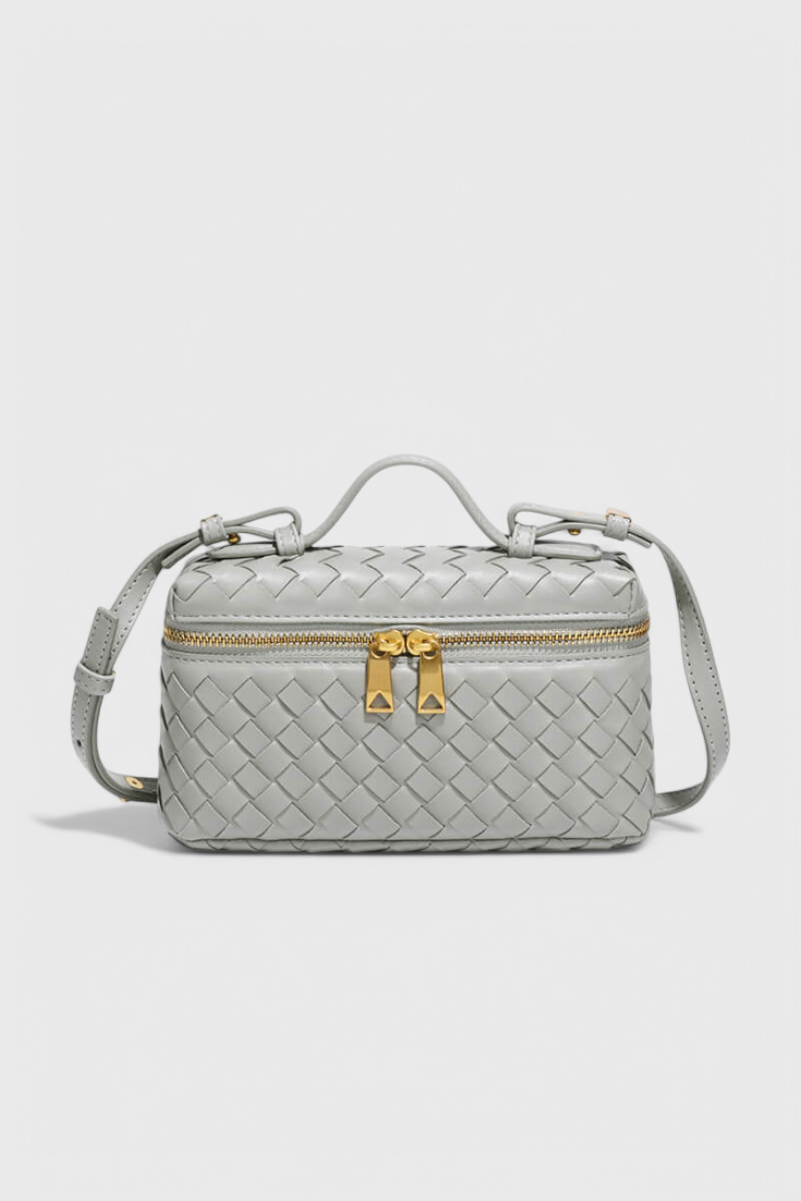 Milla | Bolso Mini Woven con Accesorios Dorados - Carlos Hernández Madrid