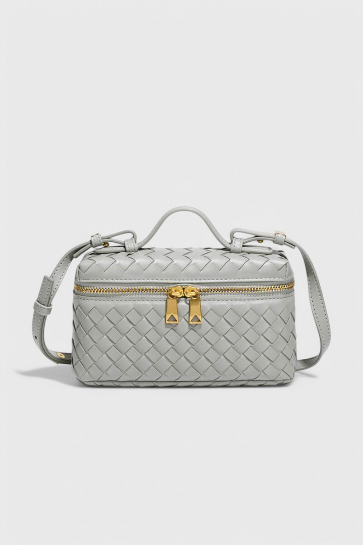 Milla | Bolso Mini Woven con Accesorios Dorados - Carlos Hernández Madrid
