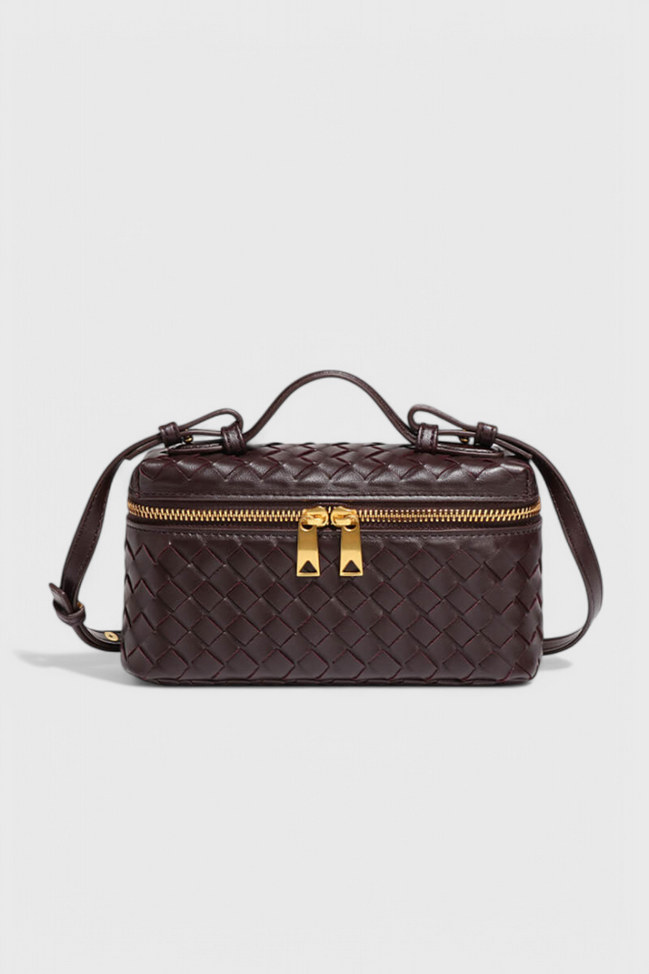 Milla | Bolso Mini Woven con Accesorios Dorados - Carlos Hernández Madrid