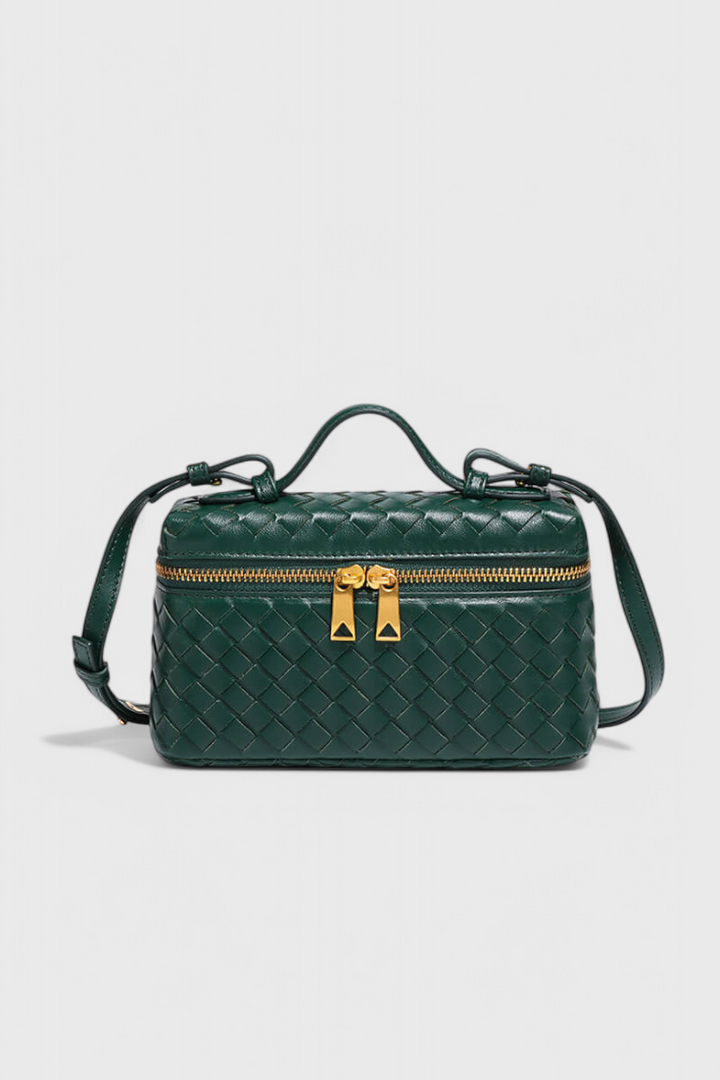 Milla | Bolso Mini Woven con Accesorios Dorados - Carlos Hernández Madrid