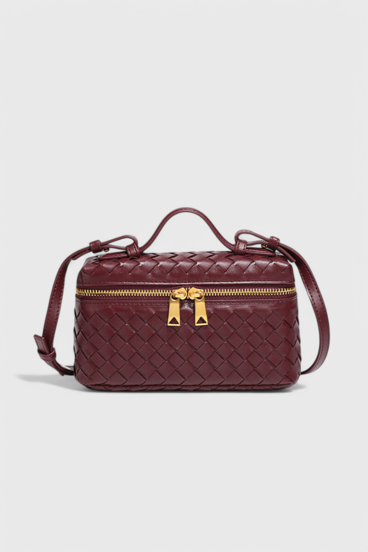 Milla | Bolso Mini Woven con Accesorios Dorados - Carlos Hernández Madrid