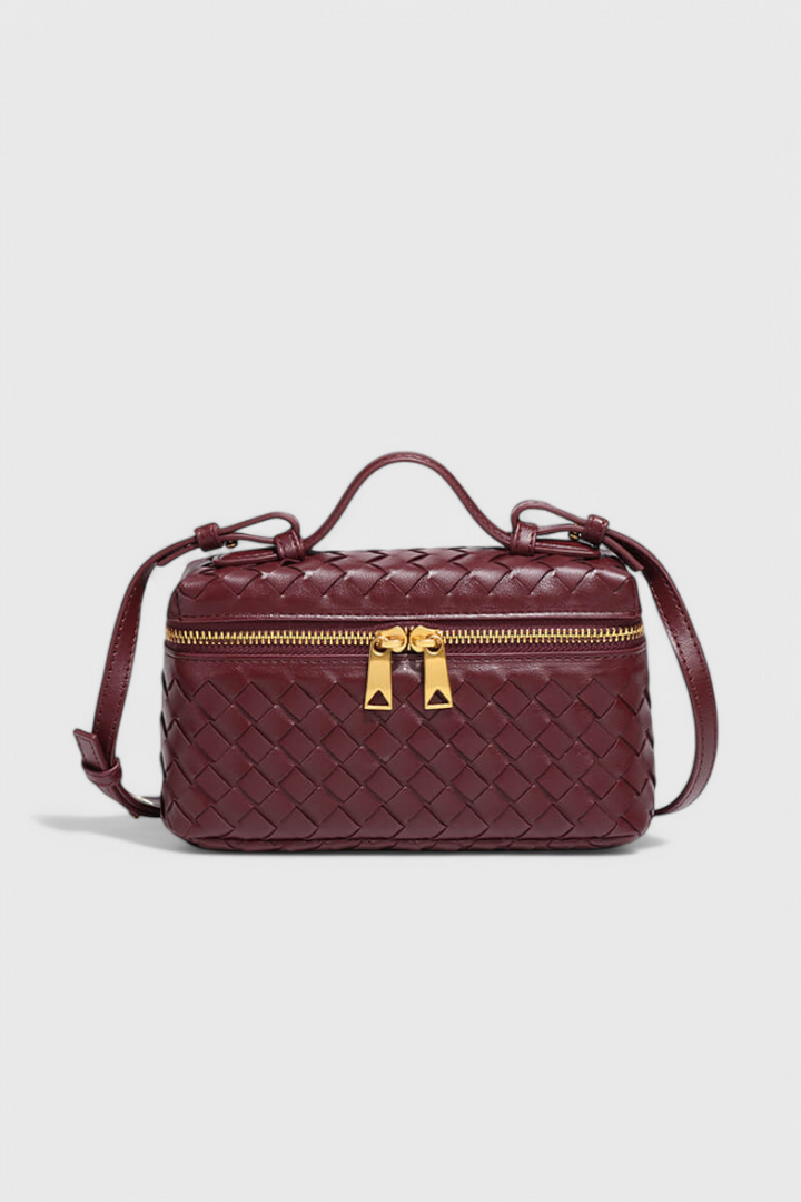 Milla | Bolso Mini Woven con Accesorios Dorados - Carlos Hernández Madrid