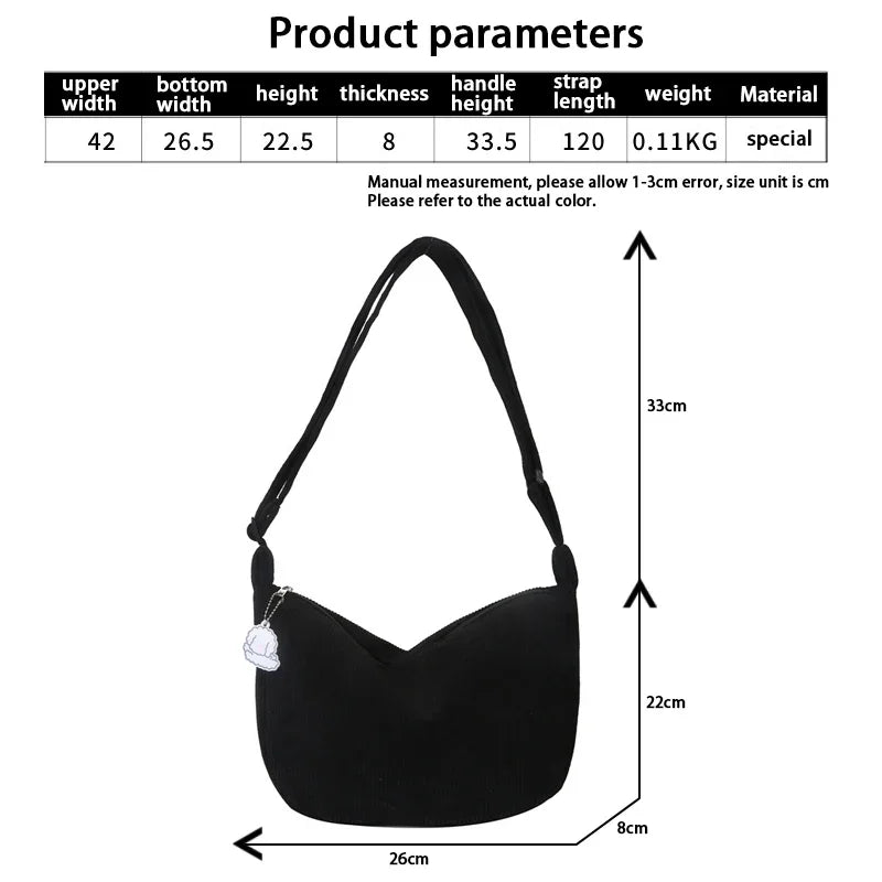 Bolso de Hombro de Cordura para Mujeres