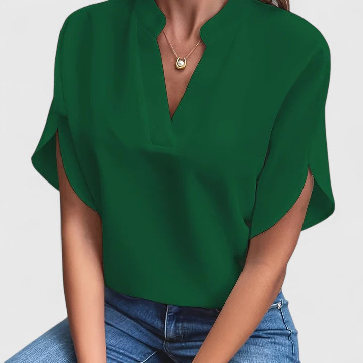 Elegant women's blouse by Isabel y Miguel Madrid, stylish top featuring a sophisticated design and quality fabric.