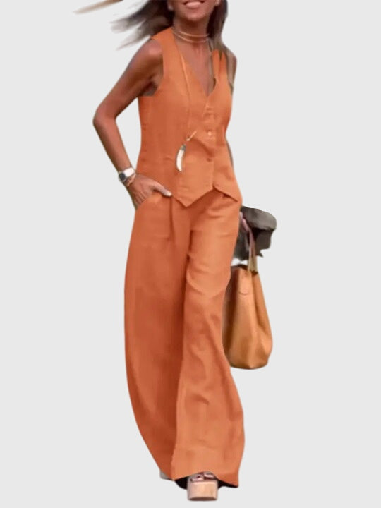 Mabel | Conjunto Elegante de Dos Piezas - Carlos Hernández Madrid