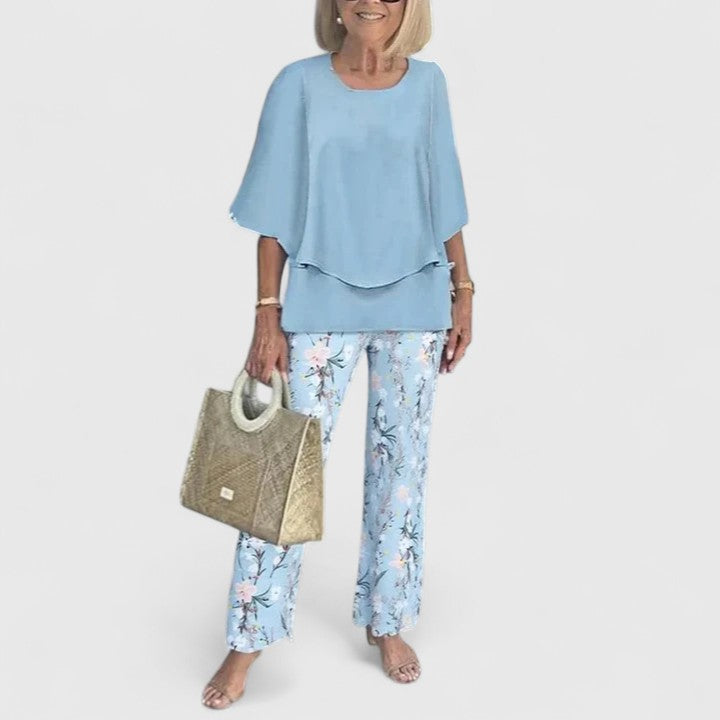 Martha | Conjunto Elegante de Dos Piezas - Carlos Hernández Madrid