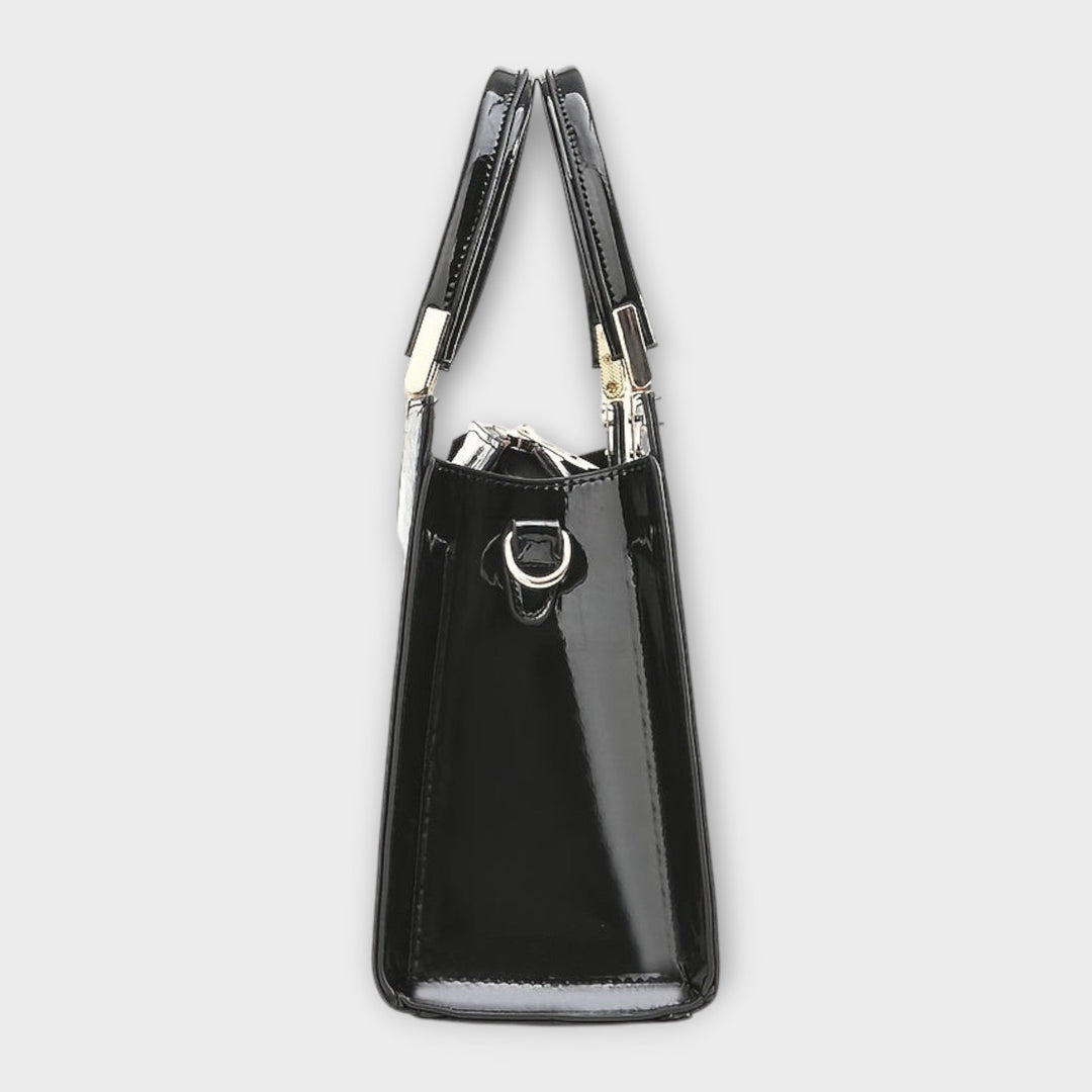 Olivia - Bolso de Mano con Diseño de Cocodrilo Brillante