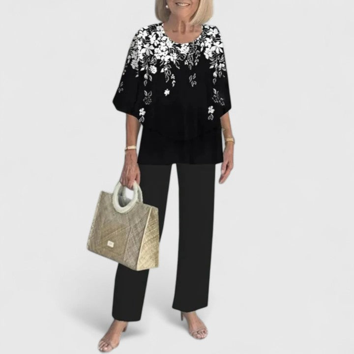 Martha | Conjunto Elegante de Dos Piezas - Carlos Hernández Madrid