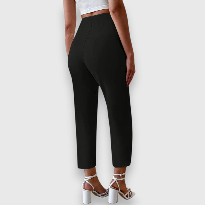 Verena – Pantalones de Cintura Alta Elegantes