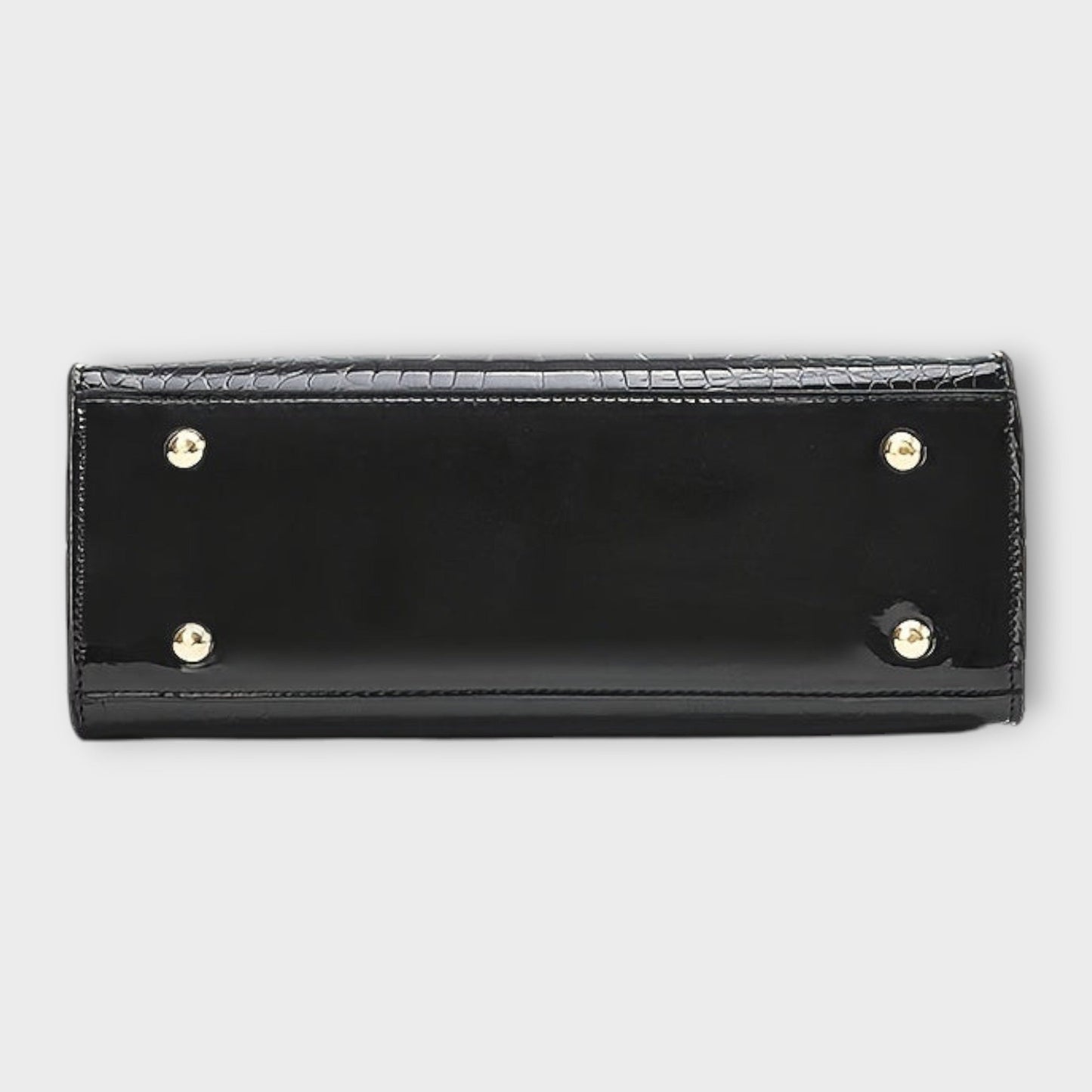 Olivia - Bolso de Mano con Diseño de Cocodrilo Brillante
