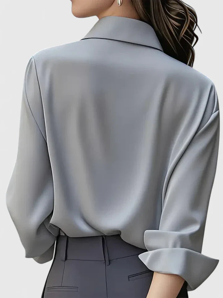 Elegant Melvaya top by Isabel y Miguel Madrid, shown in a stylish design perfect for sophisticated outfits.