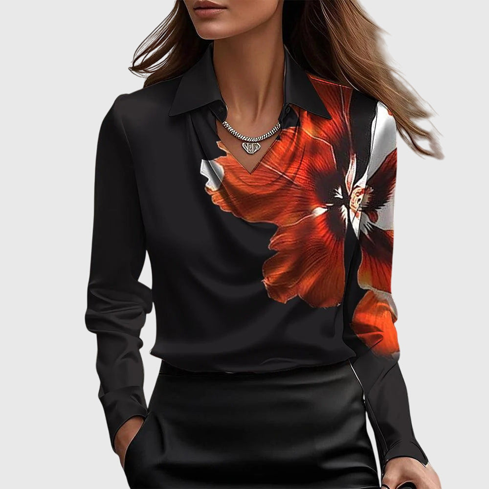 Elegant Brooklyn™ blouse by Isabel y Miguel Madrid, featuring a stylish design and comfortable fit for sophisticated looks.