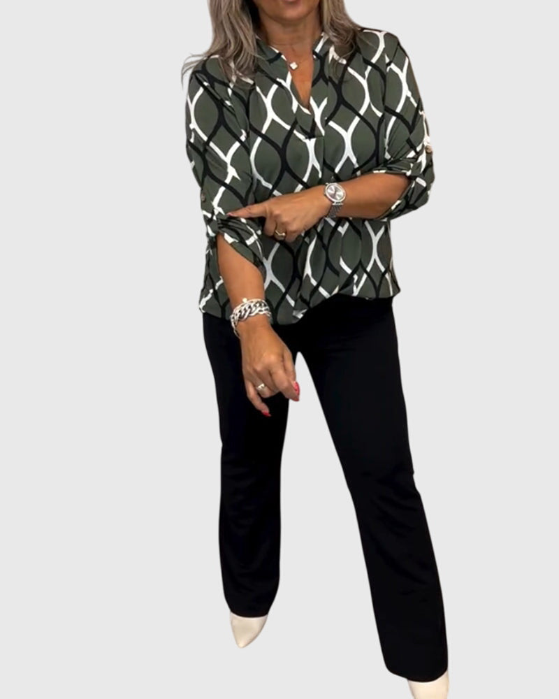Janny™ Isabel y Miguel Madrid informal top in soft fabric, featuring a relaxed fit and stylish design for casual wear.