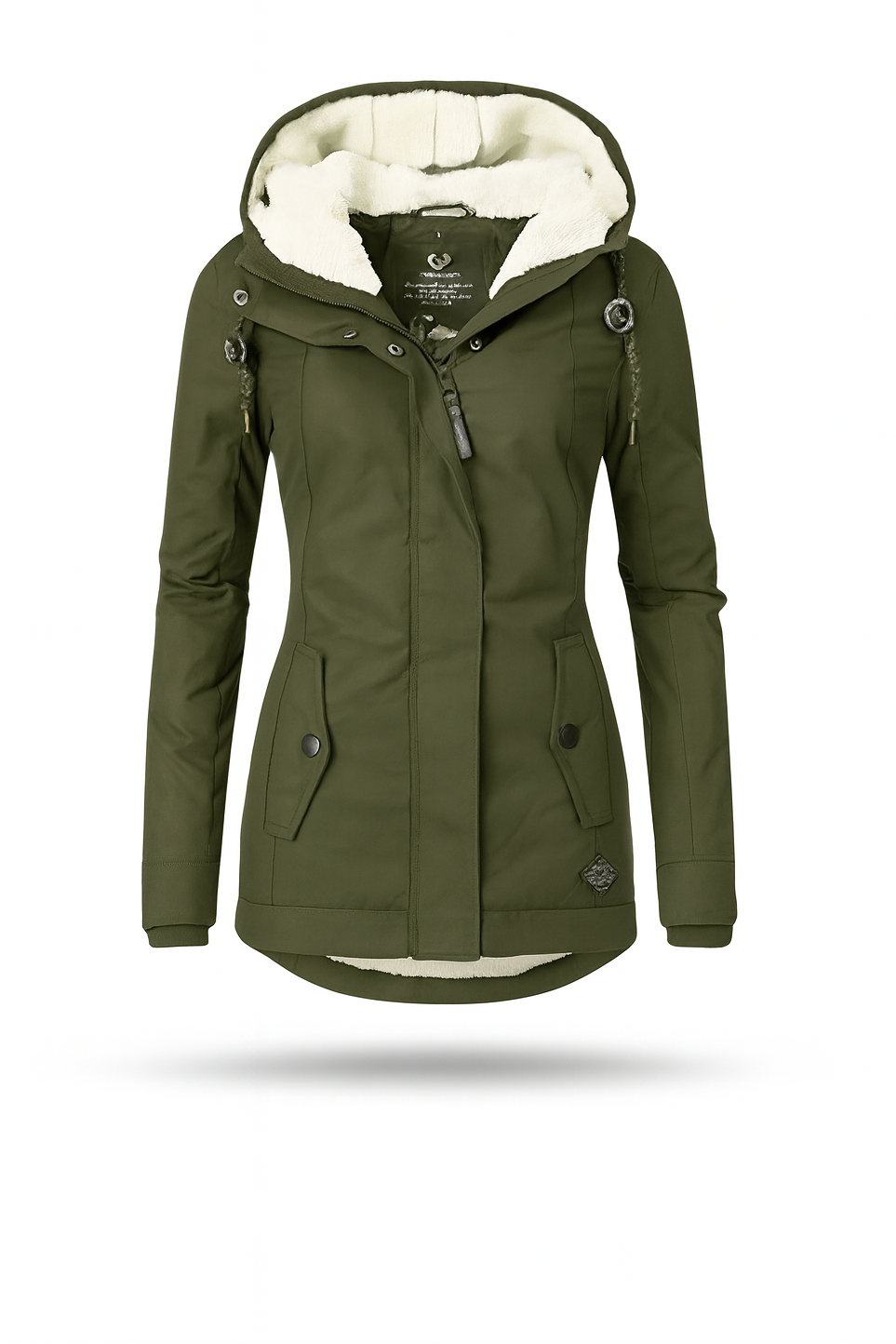 Soraya | Chaqueta Larga Impermeable con Capucha y Forro - Carlos Hernández Madrid