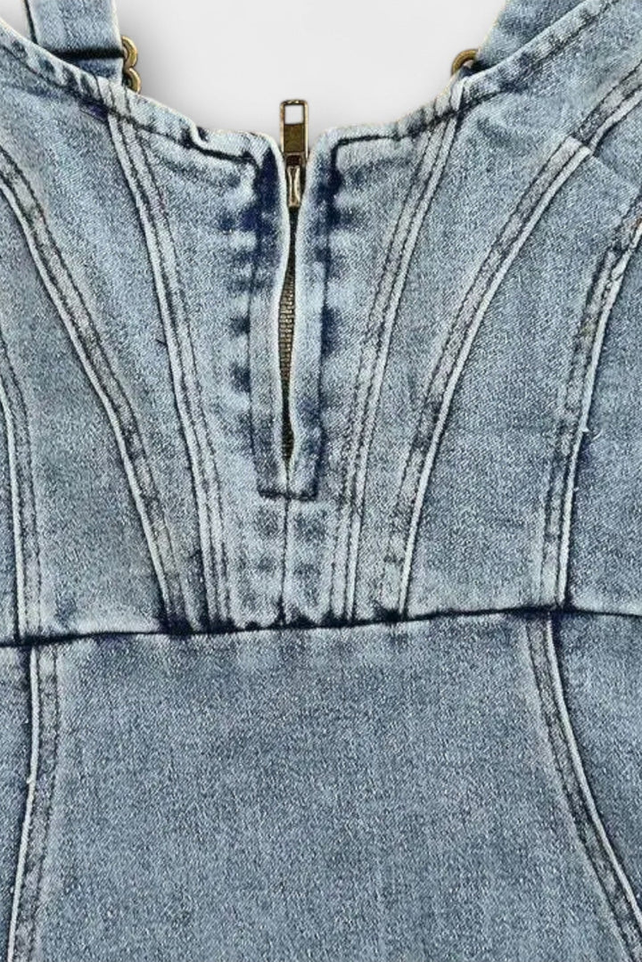 Janessa | Vestido Denim - Carlos Hernández Madrid