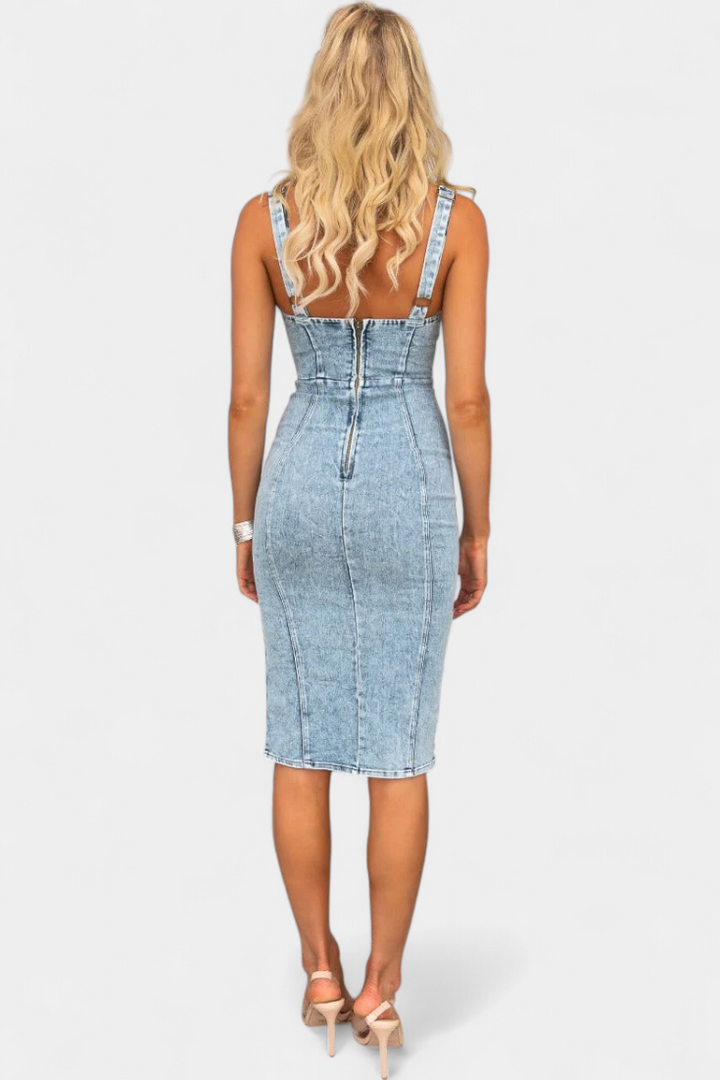 Janessa | Vestido Denim - Carlos Hernández Madrid