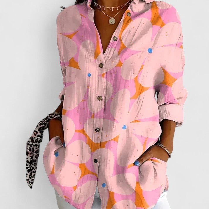 Elegant women's Dianne™ blouse by Isabel y Miguel Madrid, featuring chic design and stylish fit, shown in a versatile color.